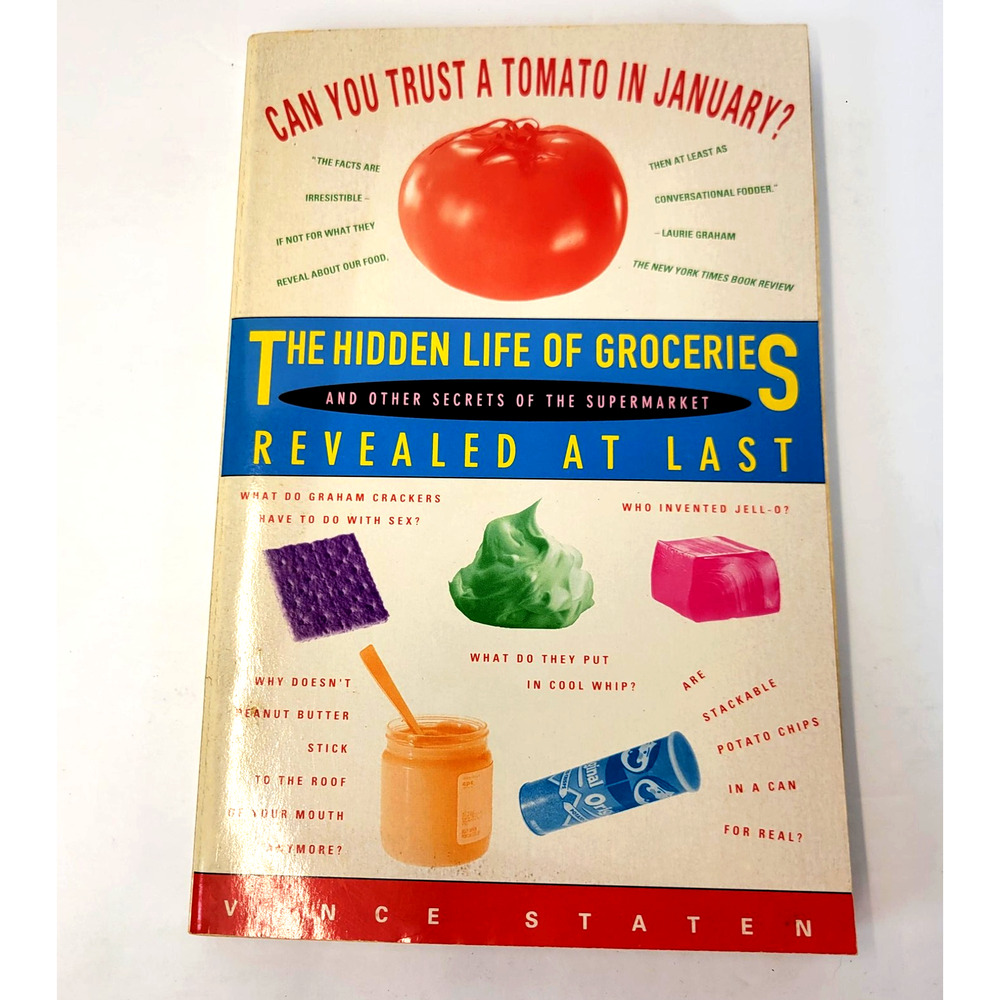 Vintage 1994 Can You Trust A Tomato In January? Vince Staten Touchstone PB Food